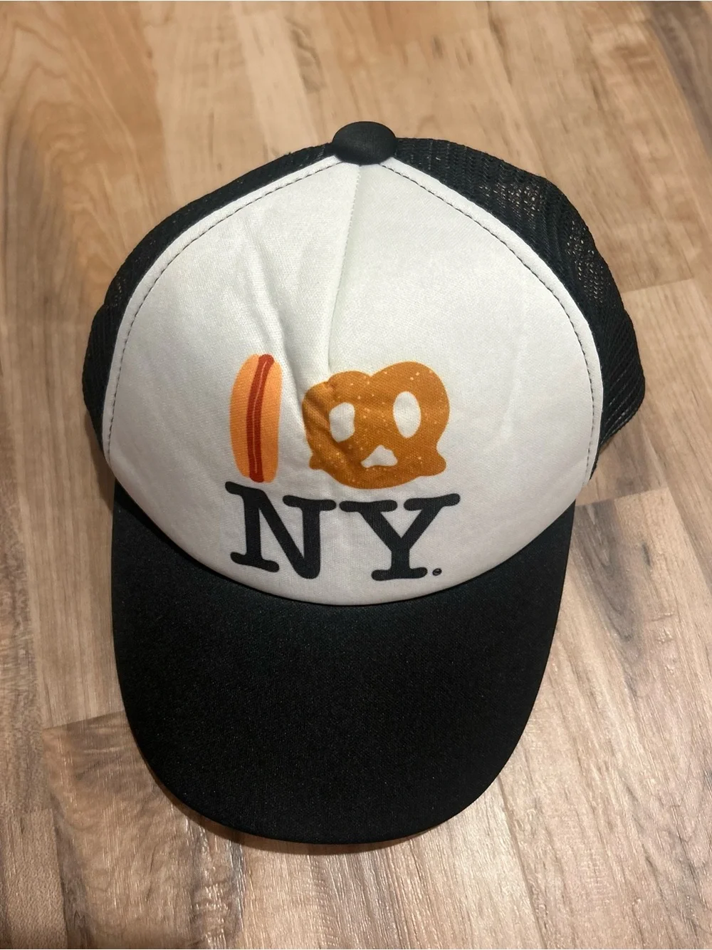 Kids Trucker Hat - Hot Dog & Pretzel NY Design